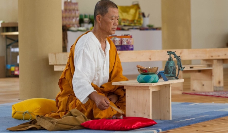 Meditation Zeremonie Sunim