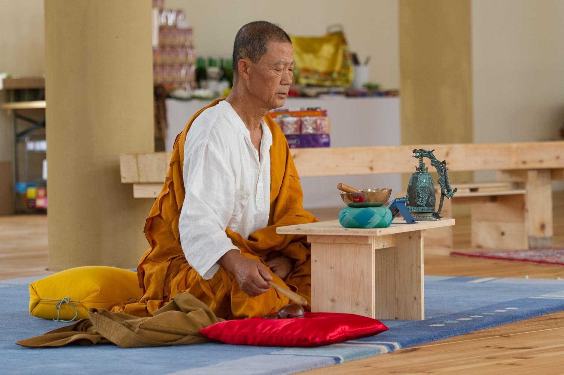 Meditation Zeremonie Sunim