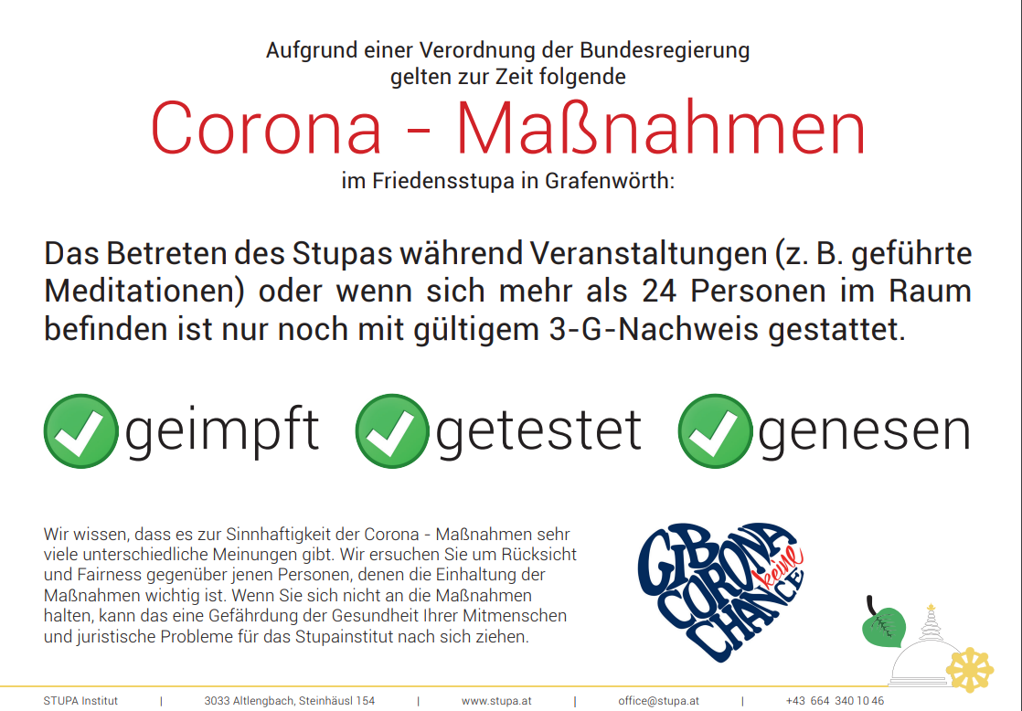 Corona Maßnahmen