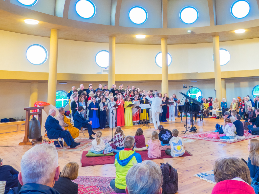 Gospelchor, Friedenskonzert im Stupa