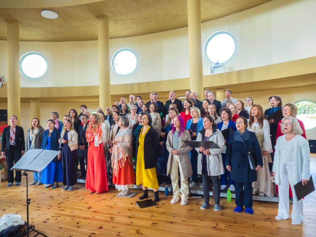 Gospelchor singt, Friedenskonzert im Stupa
