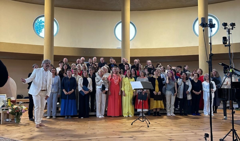 Gospelchor, Friedenskonzert im Stupa