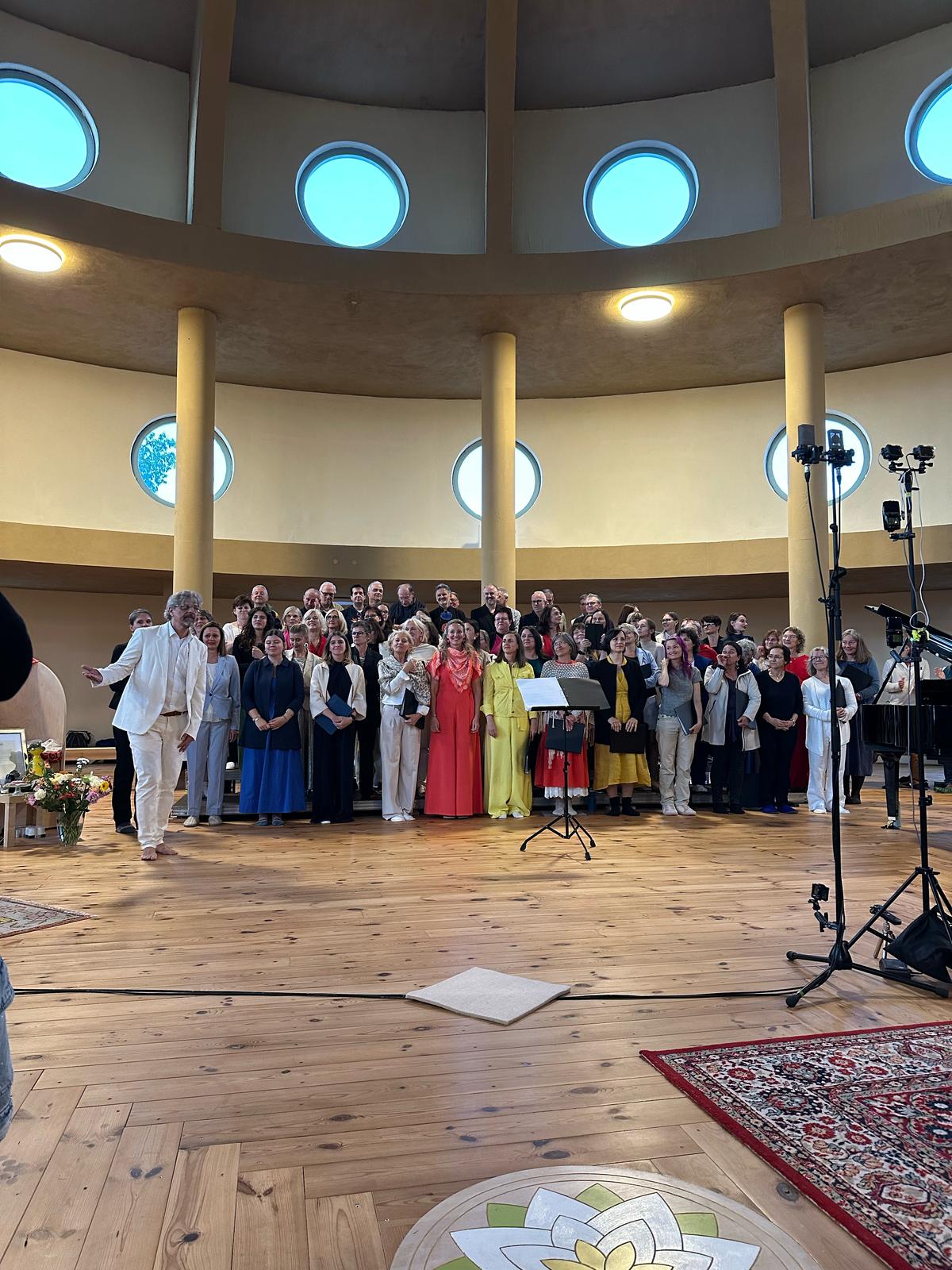 Gospelchor, Friedenskonzert im Stupa