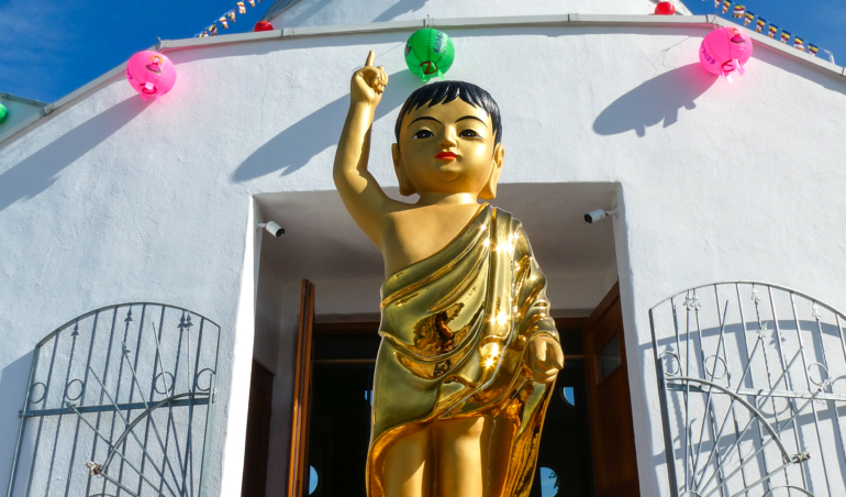 Statue kleiner Buddha