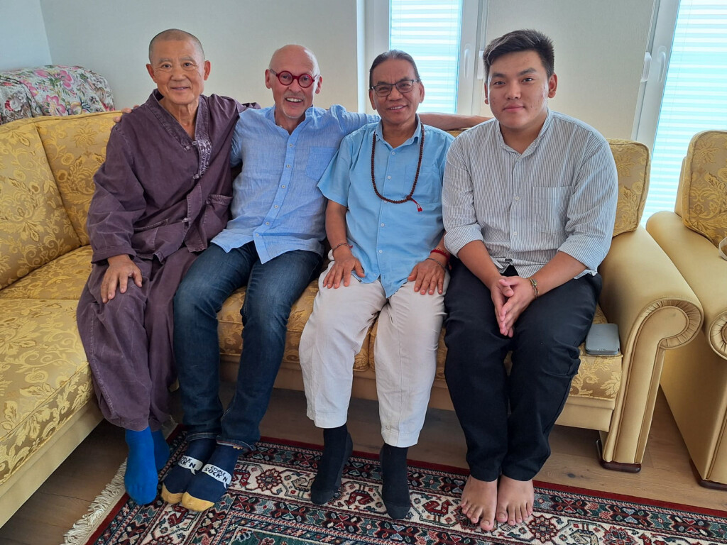 Sunim Tenzin Tharchin + Johannes Gutmann + Karma Lhundup Rinpoche + Sohn